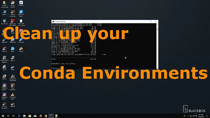 How to clean up your Conda Environments