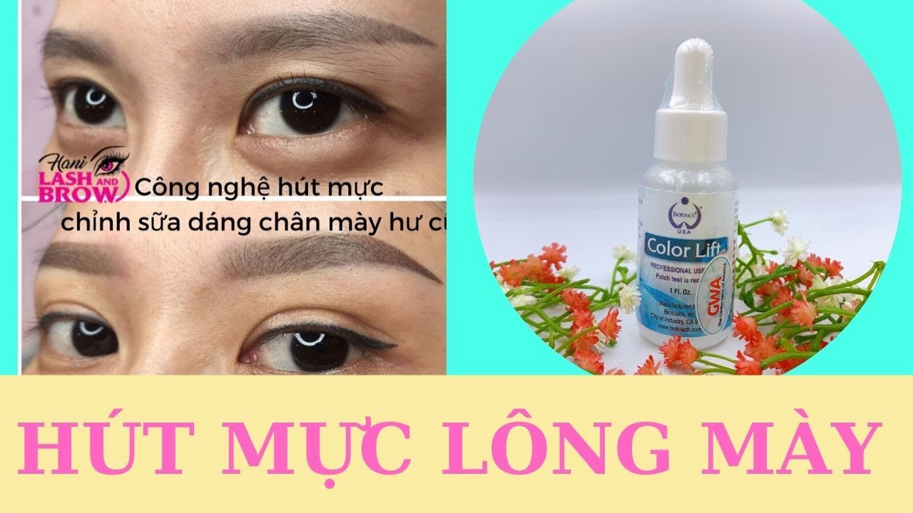 HỌC PHUN XĂM THẨM MỸ | XÓA XĂM LÔNG MÀY BẰNG DUNG DỊCH... - youtube