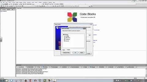 Creating a New Project in Code Blocks