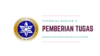 Tutorial Bagian 3 (Memberi Tugas)