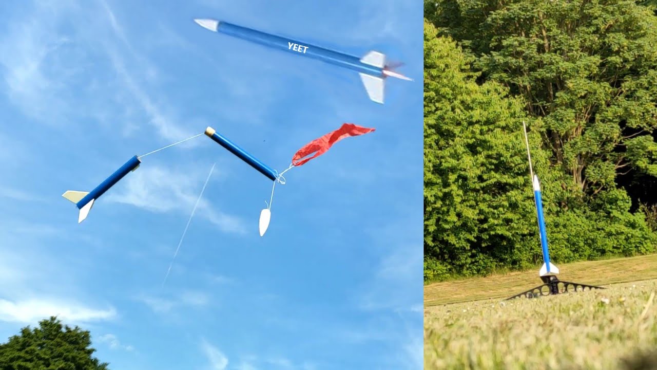 Launching My First Model Rockets YouTube