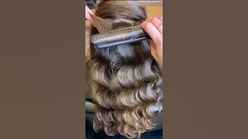 Mẹo Uốn Giả Kiểu Tóc Sóng Nước Rất Hay