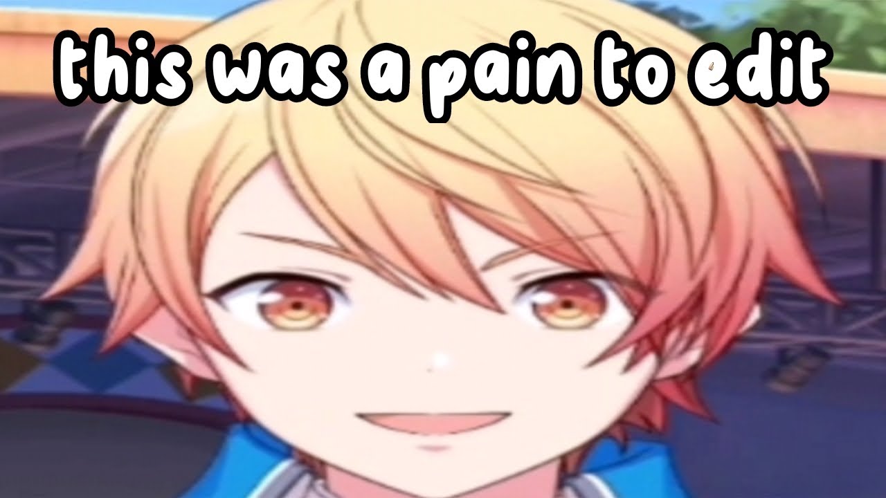 every project sekai event commission, but only when they sing the title