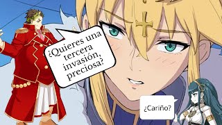 Romano mujeriego conquista a Reina Britanica pechugona - [FGO NA] Julius Caesar 2T vs Artoria Lancer