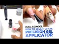 Nail School | How to Sculpt a Nail with Synergy Gel Precision Applicator- Vertical Video