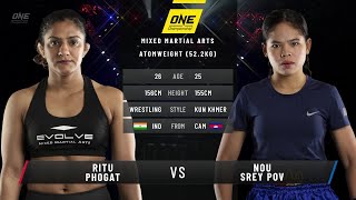 Ritu Phogat vs. Nou Srey Pov | Full Fight Replay