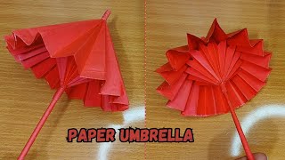 How To Make a Paper Umbrella That Open And Close // Origami Umbrella //paper Umbrella