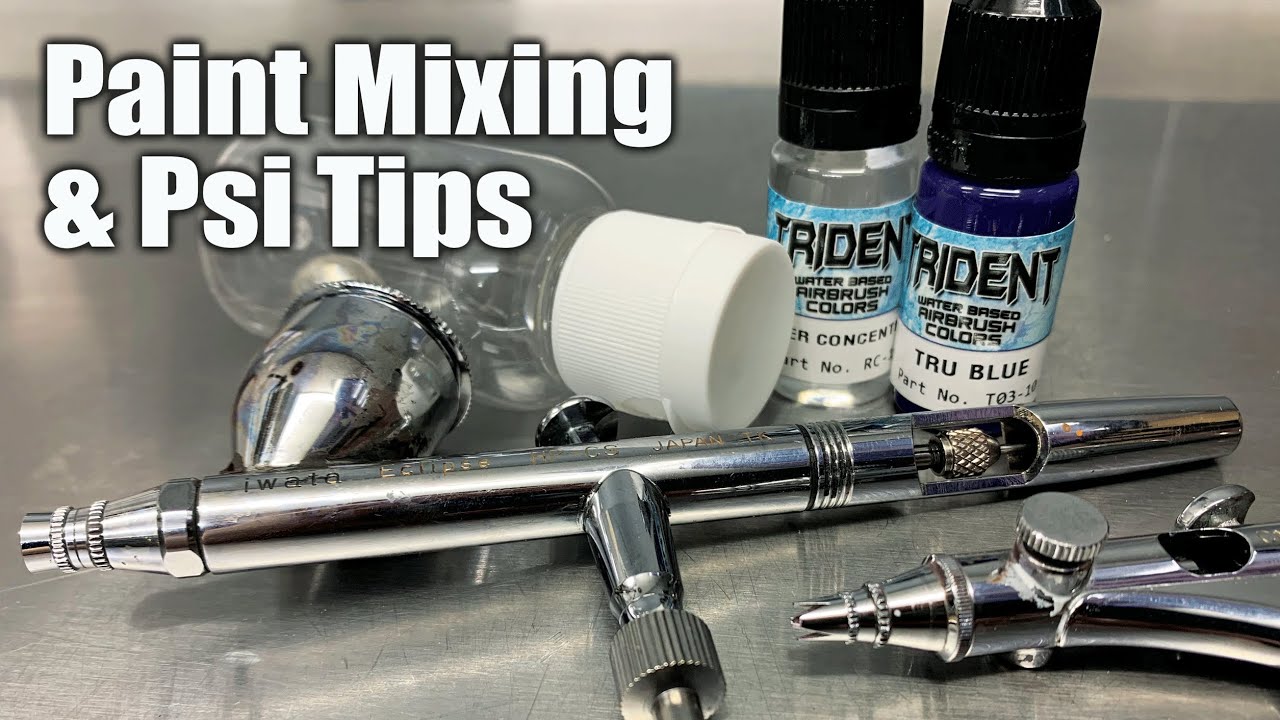 Mince Tænk fremad vegetation How to thin your Airbrush Paint | Beginner Tips - YouTube