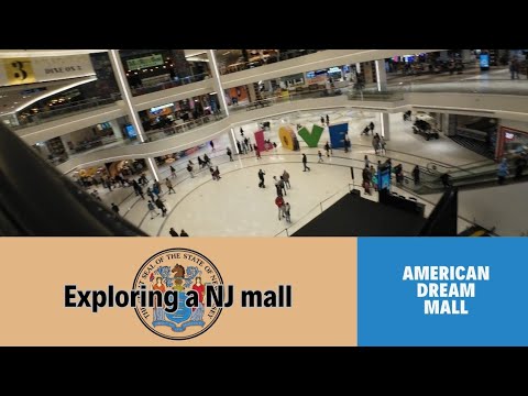 Walking the American Dream Mall 2nd largest in the US | 400 stores 100 ...