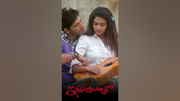 Allu Arjun Romantic with Amala Paul | #Iddarammayilatho | #shorts | #youtubeshorts | #SriBalajiVideo