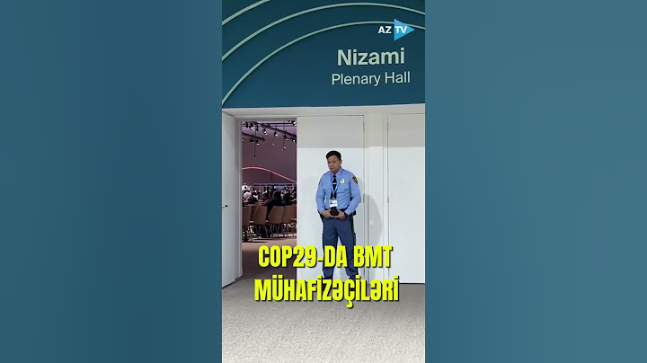 COP29-da BMT mühafizəçiləri