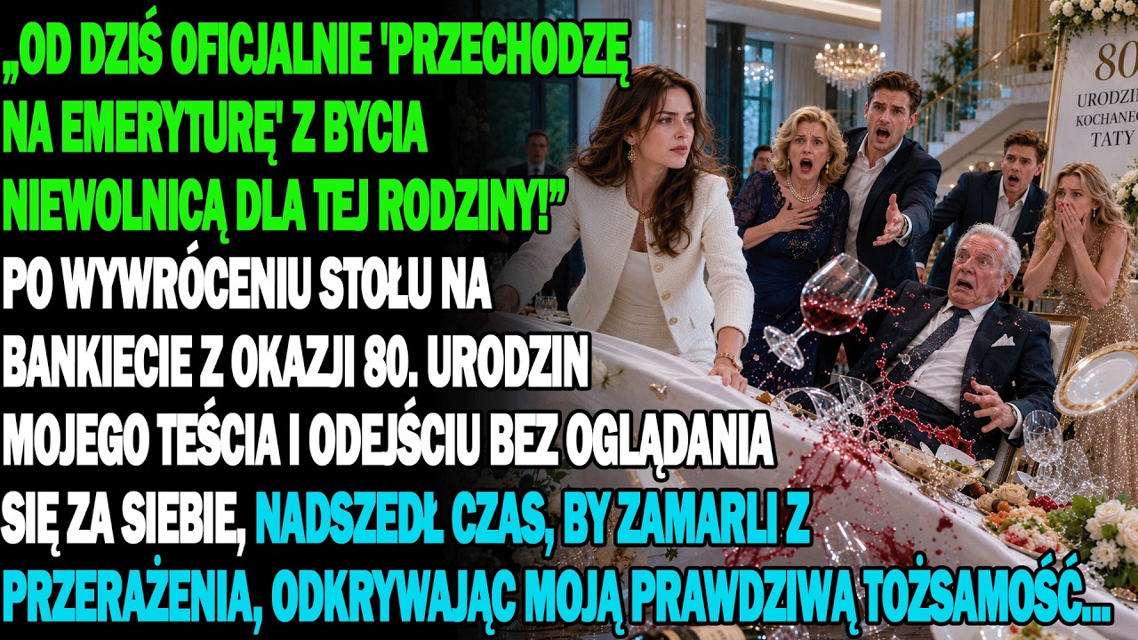 Brzęk. Porcelana rozprysła się na setki kawałków. Podczas 80. urodzin teścia, w eleganckiej restauracji, po dziesięciu latach milczenia zerwałam ze stołu haftowany obrus. Chwilę wcześniej teściowa...