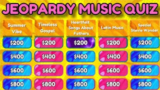CAN YOU GUESS THE SONG JEOPARDY STYLE MUSIC QUIZ IN 5 SECONDS