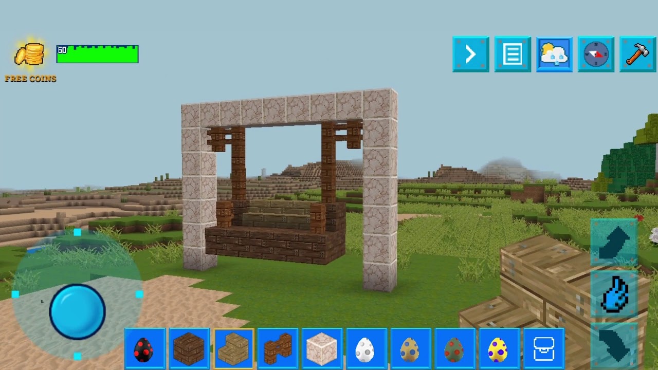 How to build a swing RealmCraft Free Game in Minecraft Style YouTube