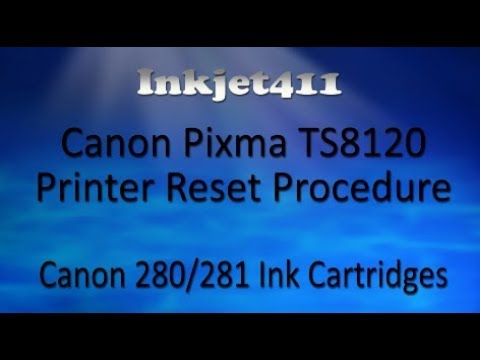 video Reset Máy In Canon TS8120