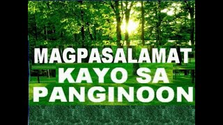 Video voorbeeld van "Magpasalamat Kayo Sa Panginoon (Awit)"