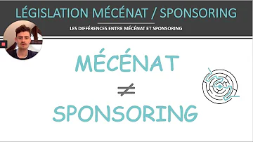 Quelles sont les principales différences entre le sponsoring et le mécénat ?