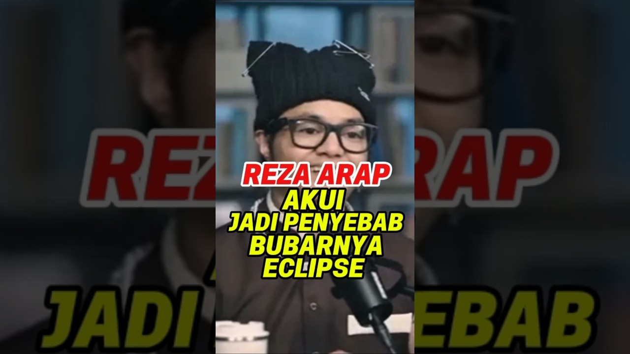 Reza Arap minta maaf atas bubarnya eclipse