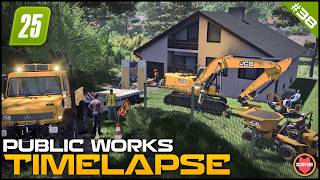 🚧 Construction Site Prep Before Building A Retention Wall ⭐ FS25 Raven Valley Roleplay Public Works