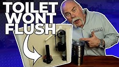 Toilet Won't Flush Water Stays in Bowl | DIY Plumbing Repair