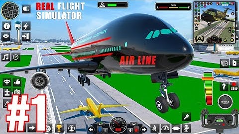 Airport Flight Simulator Game Gameplay Walkthrough Part 1 -  (iOS, Android)