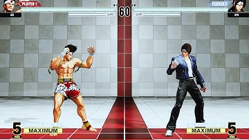 Joe Higashi vs Kyo  (Hardest AI ) - KOF XV.