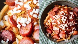 How To Make Curry Wurst Inspired Fries - Fast Food Friday - By One Kitchen