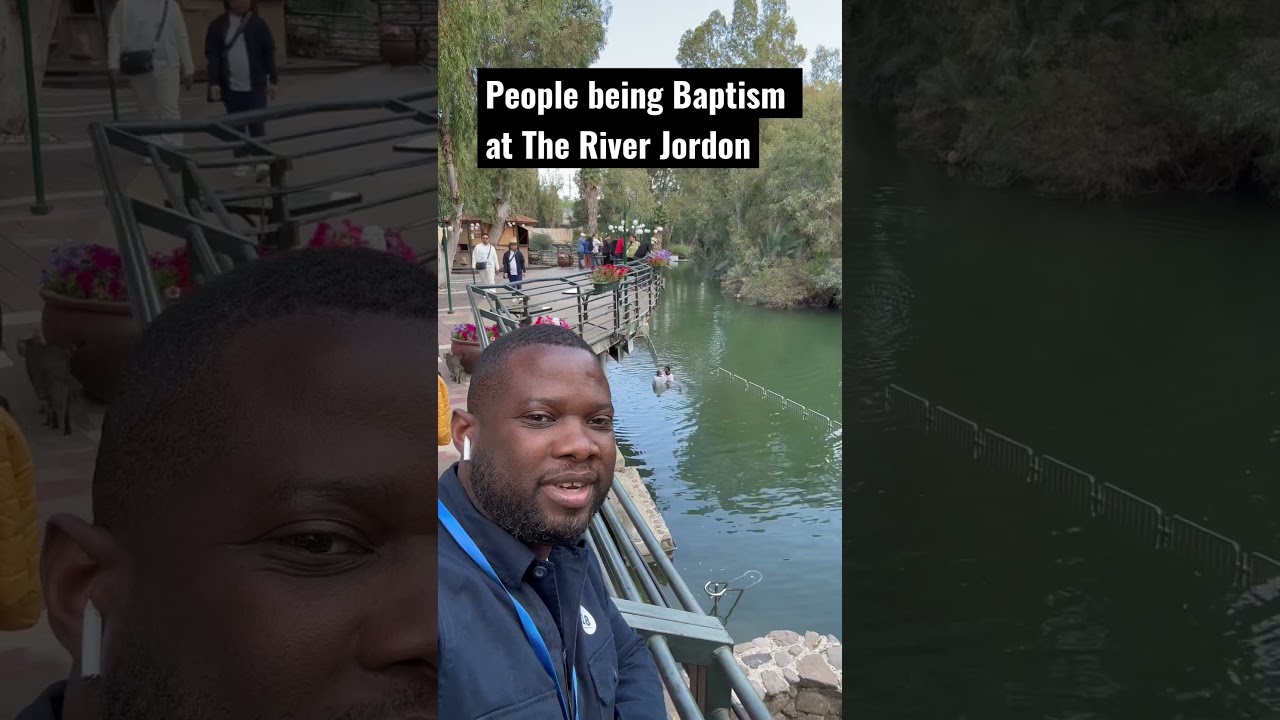 The River Jordan - This is where John the Baptist baptized Jesus #baptisms #travel