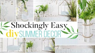 ? Shockingly Easy DIY Summer Decor, ANYONE can make  | DIY Room Decor