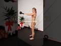 Swinging into Christmas!🎄 #shorts #kettlebellswings