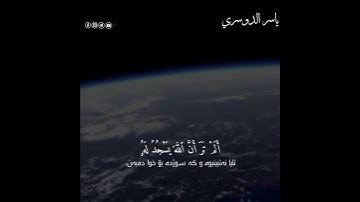 سورة  الحج [١٨]   || surah al haj [18] || ياسر الدوسري