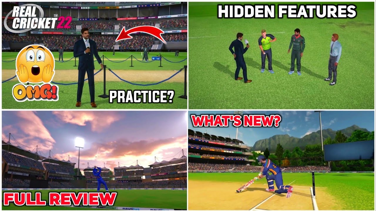 Real Cricket ™ 22 Official Trailer Full Review || Hidden Features || Pitch Report, Spider Cam...