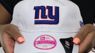NY Giants 'WOMENS PREFERRED PICK STRAPBACK' White Hat by New Era
