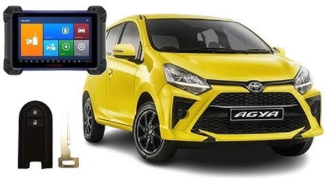 TOYOTA AGYA 2021 ADD SMART KEY USING AUTEL IM608