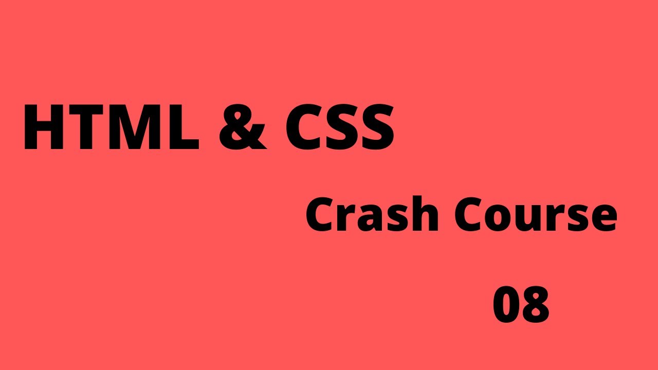 كورس html و css كامل للمبتدئين | الدرس 8 - YouTube