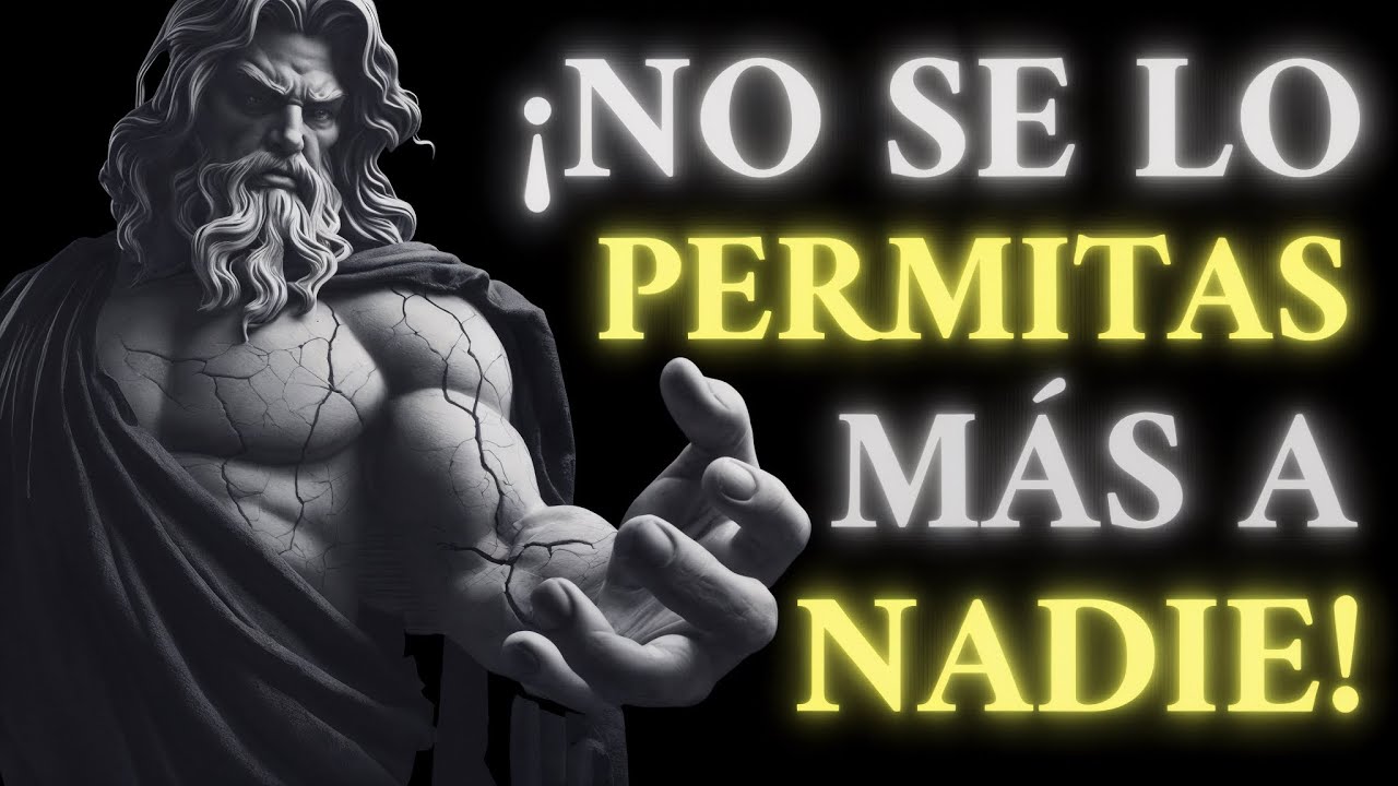 Los 5 COMPORTAMIENTOS QUE NO DEBES PERMITIR a NADIE | Sabiduría Estoica