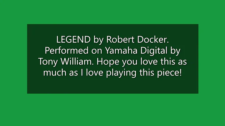 GREAT PIANO SOLOS Robert Docker's LEGEND
