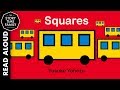 Squares diecut board book read aloud childrens book