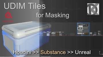 Use the Houdini Udim Tiles in Substance Painter | Part 2
