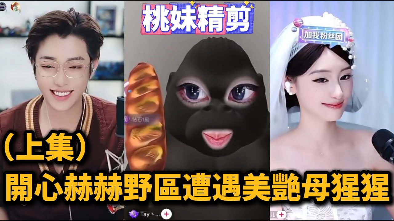 【元宇宙支線19集（上）】開猩赫赫野區遭遇美艷母猩猩，抽象鬥嘴互動（上）~/【DY開猩赫赫（開心元元的朋友們）】直播連麥整活切片/#搞笑 #美女搞笑 #男扮女裝 #整活 #帥哥 #幽默 #整蠱