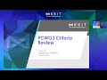 Merit webinar pcwg3 and oncology imaging endpoints
