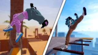 Satisfying Parkour Stunts/Ragdoll & Fails!  - Rooftops & Alleys: The Parkour Game #8