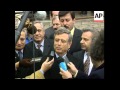 France - Syria's Vice President meets Chirac