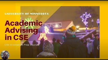 First-Year Academic Advising - UMN CSE Orientation 2021