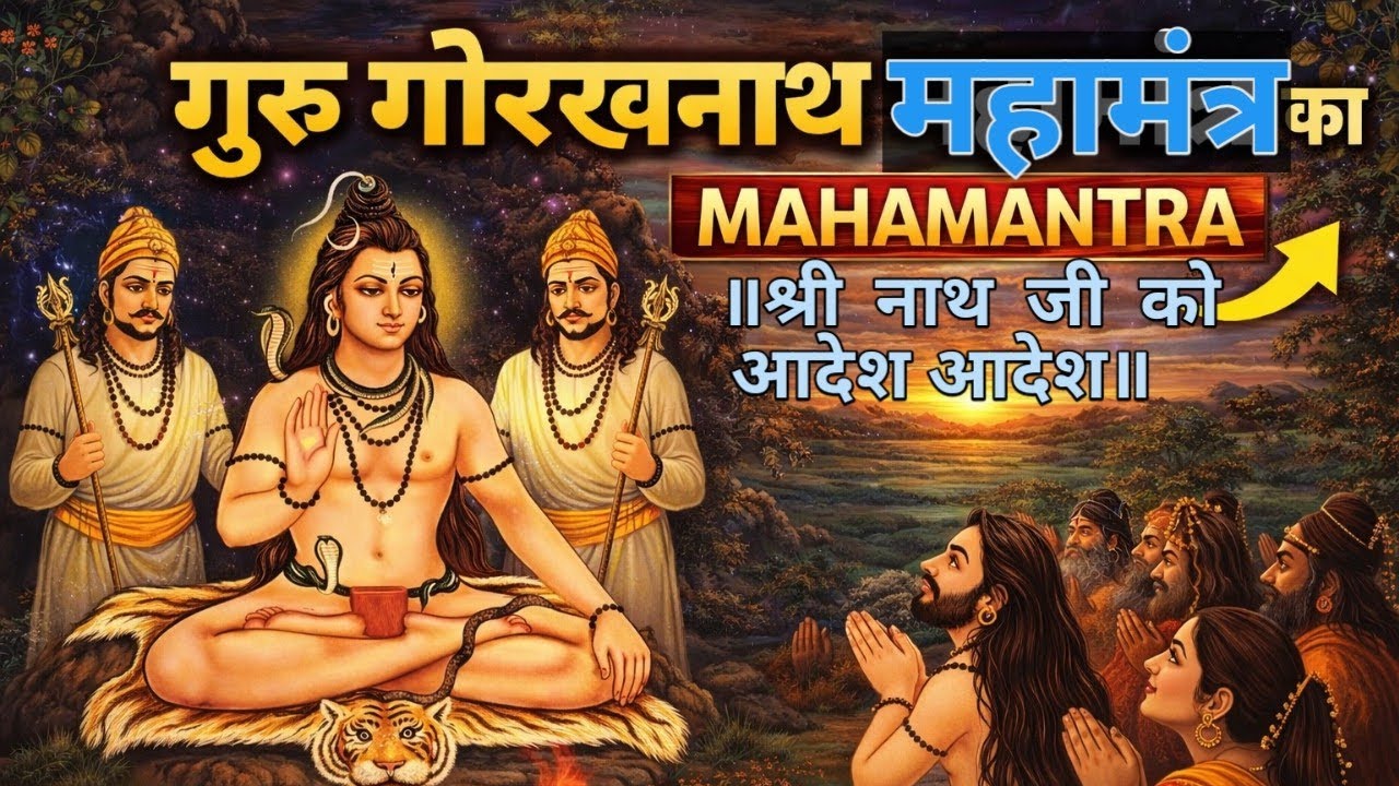 #gorakhnath गुरु गोरक्षनाथ जी मंत्र जरूर सुने गुरु कृपा करेंगे,,