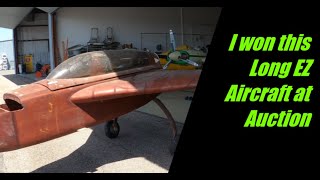 I won a Long EZ airplane at auction