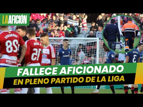 Suspenden el Granada vs Athletic de Bilbao por muerte de un aficionado en el estadio
