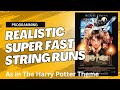 Programming realistic strings best sample libraries for super fast runs