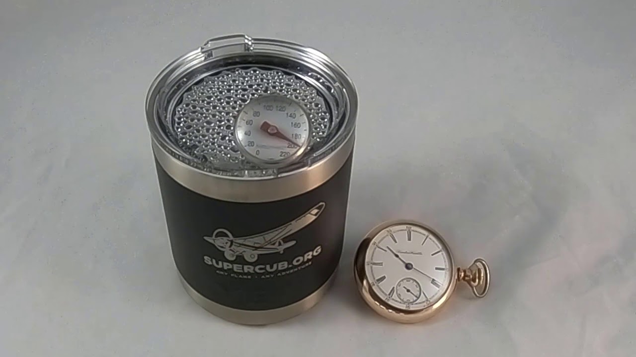 SuperCub.Org Stainless Steel Cup Temperature Retention Time Lapse!