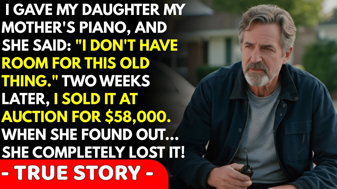 I Gave My Daughter My Mother's Piano, She Said 